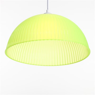 Люстра подвесная "Волна" E27 40Вт салатовый 40х40х18(+60)см - фото 2037694