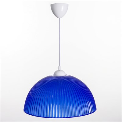 Люстра подвесная "Волна" E27 40Вт синий 40х40х18(+60)см - фото 2037698