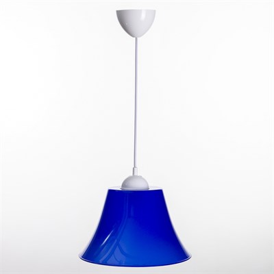 Люстра подвес "Твигги 2"  40W E27 синий 28х28х17(+60)см - фото 2037701