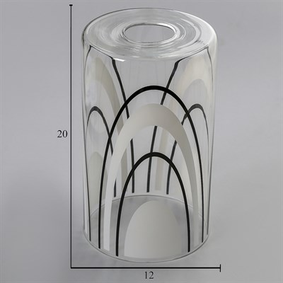 Люстра "Лидс" 3x60Вт E27 черный 45х45х100 см. - фото 2037706