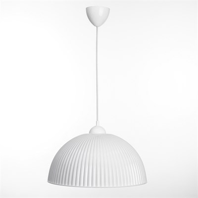 Люстра подвесная "Волна" E27 40Вт белый 40х40х18(+60)см - фото 2037709