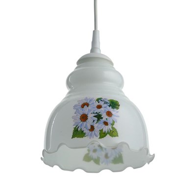 Светильник  Елена 1 лампа E27 60 ВтМикс белая - фото 2037729