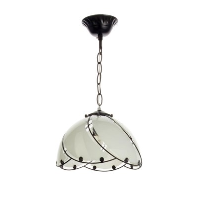 Светильник "Арлес" 1х40Вт E27 черный-белый 36х36х65 см. - фото 2037739