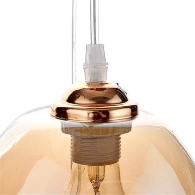 Люстра 7139/3 3х40W E27 золото 38х38х80 см - фото 2037771