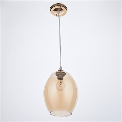 Люстра 7139/1 1х40W E27 золото 18х18х90 см - фото 2037777