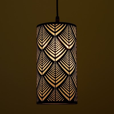 Люстра 3103/1 1х60W Е27 черный d=12,5 см h=25 см - фото 2037783