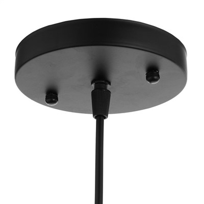 Люстра 3103/1 1х60W Е27 черный d=12,5 см h=25 см - фото 2037787