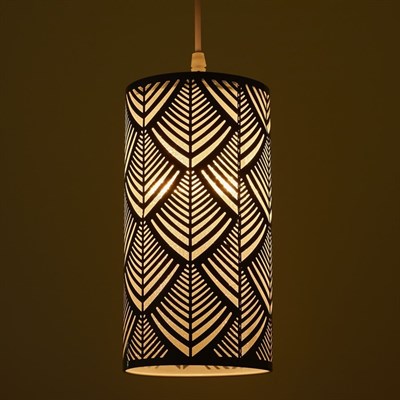 Люстра 4103/1 1х60W Е27 белый d=12,5 см h=25 см - фото 2037790