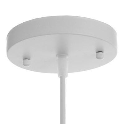 Люстра 4103/1 1х60W Е27 белый d=12,5 см h=25 см - фото 2037794