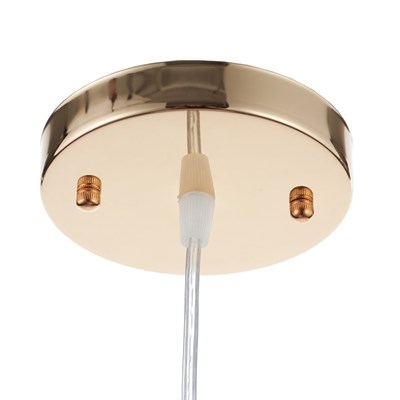 Люстра 5103/1 1х60W Е27 бронза d=12,5 см h=25 см - фото 2037801