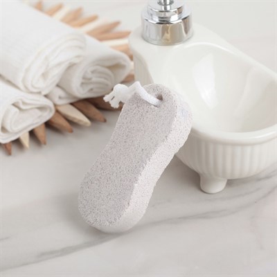 Набор банный 4 предмета: 2 мочалки, массажёр, пемза, цвет МИКС - фото 2060983