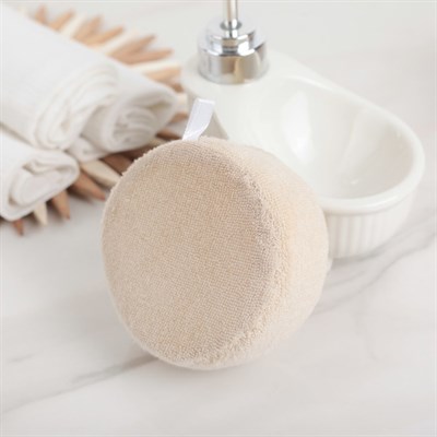 Набор банный 4 предмета: 2 мочалки, массажёр, пемза, цвет МИКС - фото 2060985