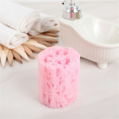 Набор банный, 7 предметов: 4 мочалки, расчёска, пемза, массажёр, цвет МИКС - фото 2061024