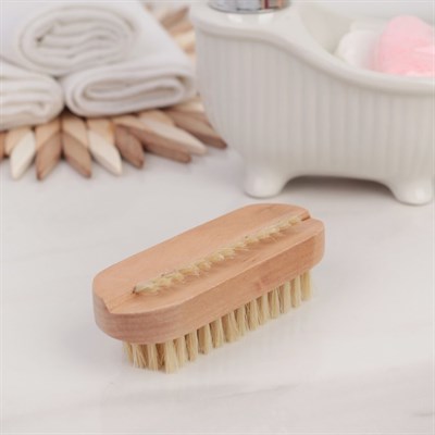 Набор банный, 6 предметов: 3 мочалки, расчёска, щётка, мыло, цвет МИКС - фото 2061039