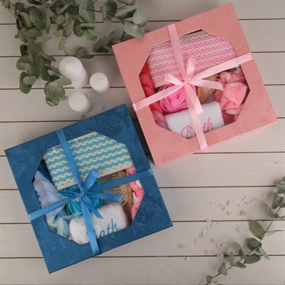 Набор банный, 7 предметов: 4 мочалки, повязка на голову, расчёска, массажёр - фото 2061079