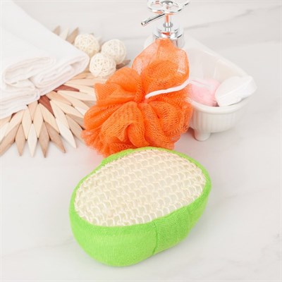 Набор банный, 2 предмета, цвет МИКС - фото 2061145