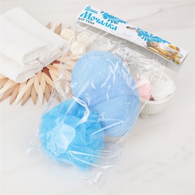 Набор банный, 2 предмета, цвет МИКС - фото 2061149