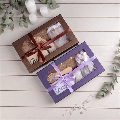 Набор банный, 5 предметов: 2 мочалки, пемза, расчёска, шапочка для душа, цвет МИКС - фото 2061266