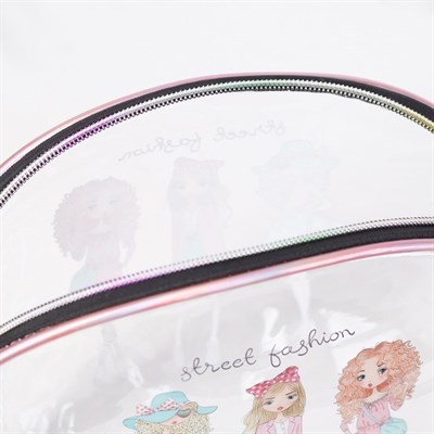 Косметичка ПВХ, отдел на молнии, цвет прозрачный - фото 2061465