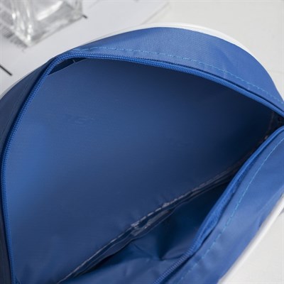 Косметичка ПВХ, отдел на молнии, с ручкой, цвет синий - фото 2061493