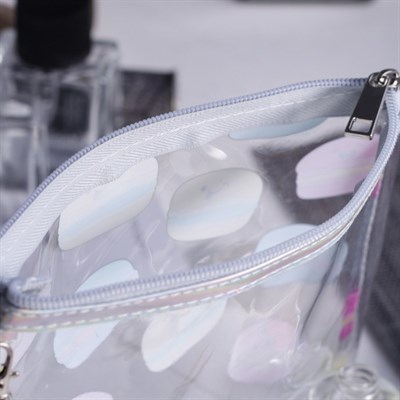 Косметичка простая, отдел на молнии, ручка, цвет разноцветный - фото 2061649