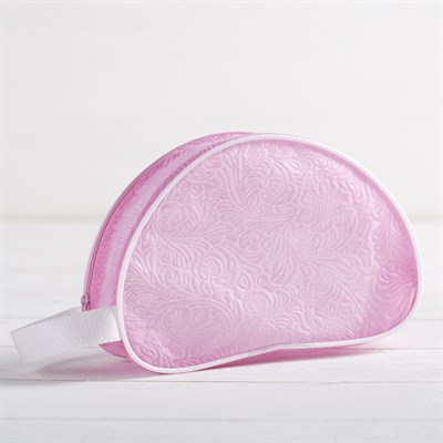 Косметичка ПВХ, отдел на молнии, цвет розовый - фото 2061930