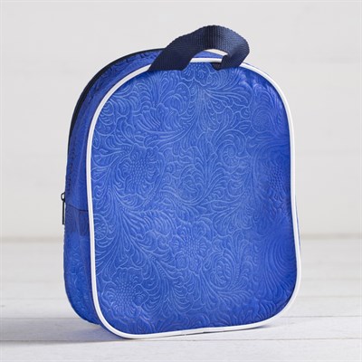 Косметичка ПВХ, отдел на молнии, с ручкой, цвет синий - фото 2061948