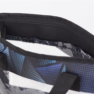 Косметичка ПВХ, отдел на молнии, цвет чёрный - фото 2061975