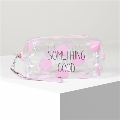 Косметичка ПВХ, отдел на молнии, прозрачная - фото 2062134