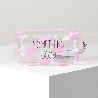 Косметичка ПВХ, отдел на молнии, прозрачная - фото 2062135