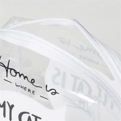 Косметичка ПВХ, отдел на молнии, прозрачная - фото 2062140