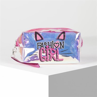 Косметичка ПВХ, отдел на молнии, цвет перламутр - фото 2062162