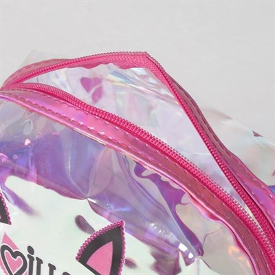 Косметичка ПВХ, отдел на молнии, цвет перламутр - фото 2062164
