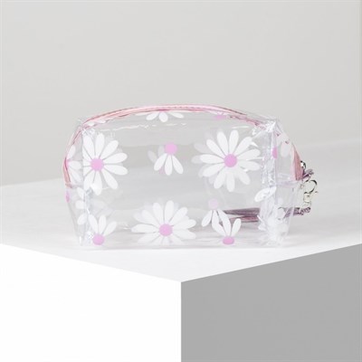 Косметичка ПВХ, отдел на молнии, прозрачная - фото 2062167