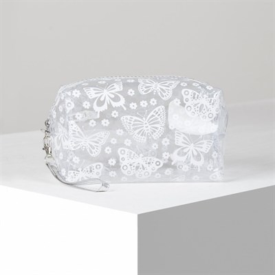 Косметичка ПВХ, отдел на молнии, прозрачная - фото 2062178