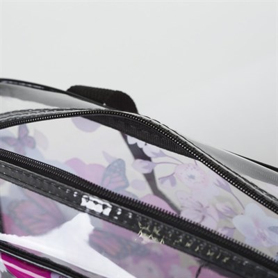 Косметичка ПВХ, отдел на молнии, цвет прозрачный - фото 2062479