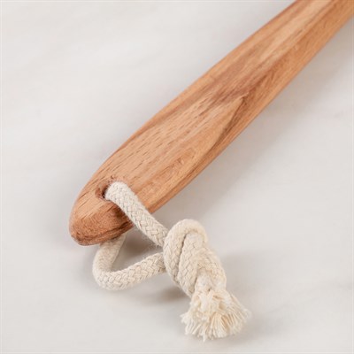 Щётка банная с ручкой, натуральная щетина, 25 мм - фото 2062635