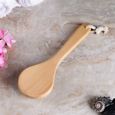 Щётка натуральная с ручкой, гладкая - фото 2062716