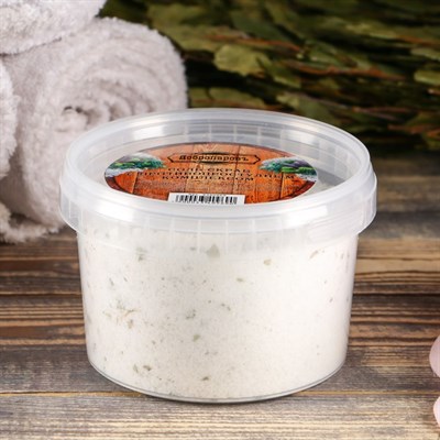 Солевой скраб "Добропаровъ" из белой каменной соли с противопростудным комплексом, 550 гр - фото 2062774