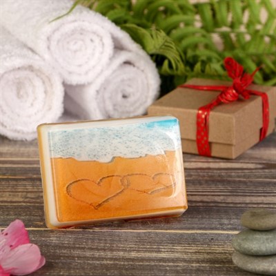 Натуральное мыло "Два сердца", ароматная смородина, "Добропаровъ", 100гр - фото 2062962