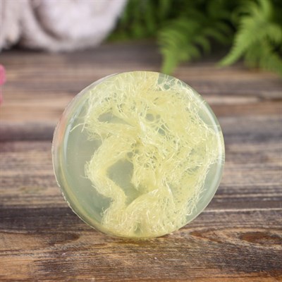 Мыло с мочалкой из люфы "Зелёный чай", "Добропаровъ", 100 гр - фото 2062988