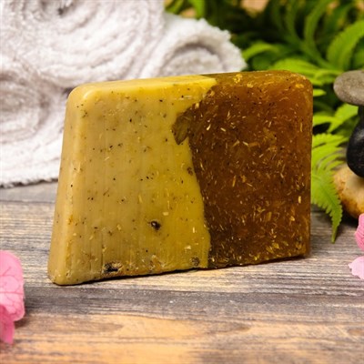 Натуральное мыло для бани и сауны "Ромашка" 100гр - фото 2063079