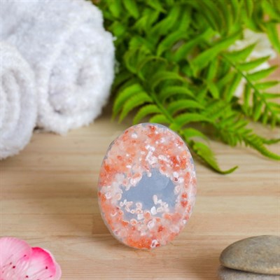 Мыло-скраб из гималайской соли с эфирным маслом апельсина, 80 г - фото 2063094