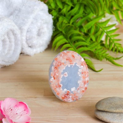 Мыло-скраб из гималайской соли с эфирным маслом кедра, 80 г - фото 2063106