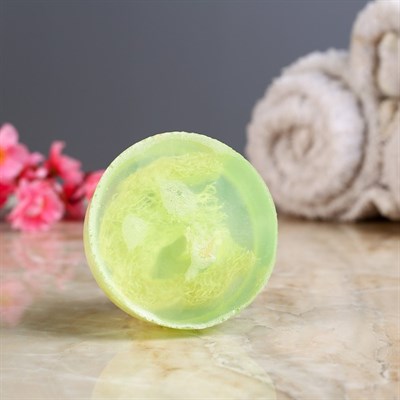 Мыло с мочалкой из люфы "Ромашка", "Добропаровъ", 100 гр - фото 2063118