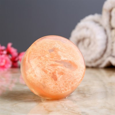 Мыло с мочалкой из люфы "Малина", "Добропаровъ", 100 гр - фото 2063125