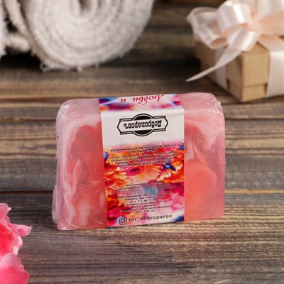 Косметическое мыло "Любви и нежности" аромат лесные ягоды, "Добропаровъ", 100 гр - фото 2063332