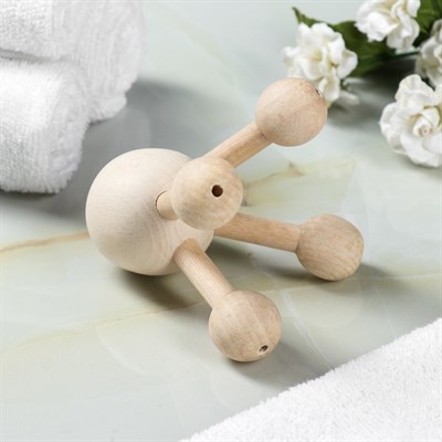 Массажер "Молекула", массив бука - фото 2063397