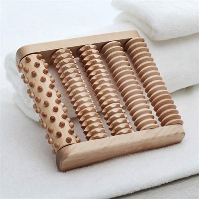 Массажёр для ног «Барабаны», деревянный, 5 комбинированных рядов - фото 2063441