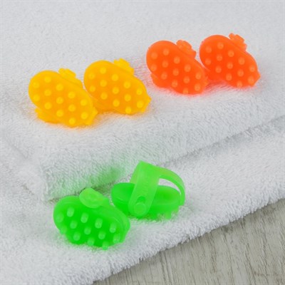 Массажёры «Чудо-пальчик», 2 шт, цвет МИКС - фото 2063533